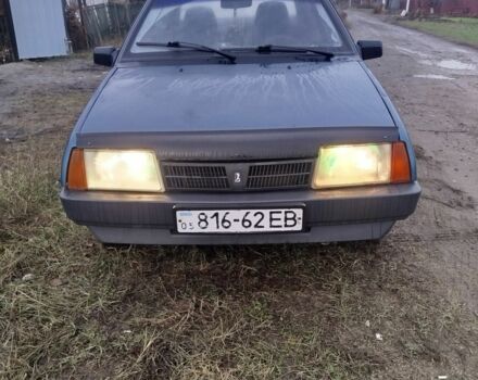Синий ВАЗ 21099, объемом двигателя 1 л и пробегом 1 тыс. км за 851 $, фото 3 на Automoto.ua