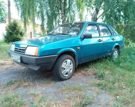 Синий ВАЗ 21099, объемом двигателя 1.5 л и пробегом 1 тыс. км за 1400 $, фото 2 на Automoto.ua