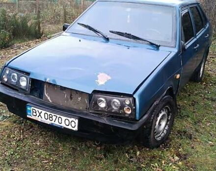 Синий ВАЗ 21099, объемом двигателя 1.5 л и пробегом 300 тыс. км за 377 $, фото 10 на Automoto.ua