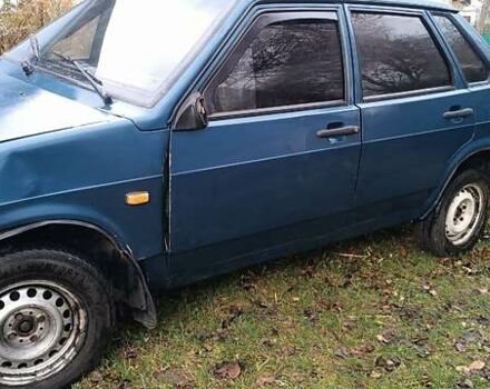 Синий ВАЗ 21099, объемом двигателя 1.5 л и пробегом 300 тыс. км за 377 $, фото 9 на Automoto.ua