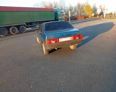 Синий ВАЗ 21099, объемом двигателя 1.5 л и пробегом 65 тыс. км за 950 $, фото 4 на Automoto.ua