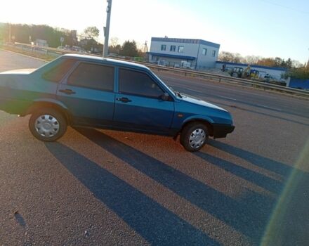 Синий ВАЗ 21099, объемом двигателя 1.5 л и пробегом 65 тыс. км за 950 $, фото 2 на Automoto.ua