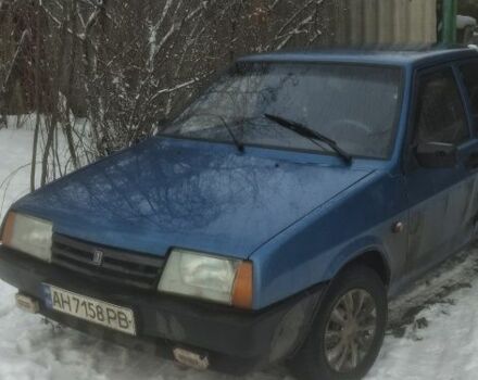 Синій ВАЗ 21099, об'ємом двигуна 1.5 л та пробігом 100 тис. км за 1543 $, фото 1 на Automoto.ua