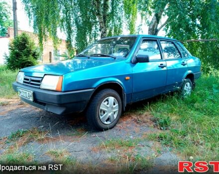 Синий ВАЗ 21099, объемом двигателя 1.5 л и пробегом 100 тыс. км за 1400 $, фото 1 на Automoto.ua