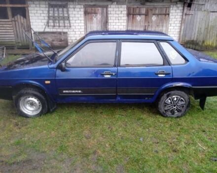 Синий ВАЗ 21099, объемом двигателя 1.5 л и пробегом 2 тыс. км за 900 $, фото 1 на Automoto.ua