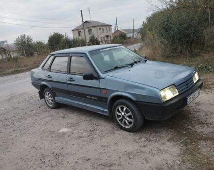 Синий ВАЗ 21099, объемом двигателя 1.5 л и пробегом 222 тыс. км за 1050 $, фото 4 на Automoto.ua