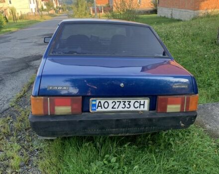 Синий ВАЗ 21099, объемом двигателя 1.5 л и пробегом 300 тыс. км за 200 $, фото 1 на Automoto.ua