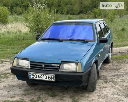 Синий ВАЗ 21099, объемом двигателя 1.5 л и пробегом 100 тыс. км за 1200 $, фото 2 на Automoto.ua