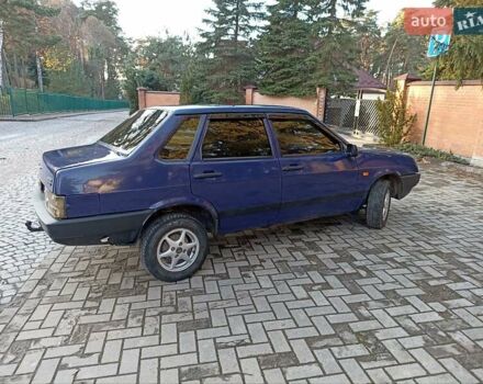 Синий ВАЗ 21099, объемом двигателя 1.5 л и пробегом 173 тыс. км за 1400 $, фото 11 на Automoto.ua