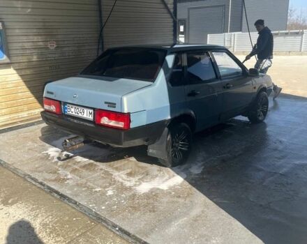 Синій ВАЗ 21099, об'ємом двигуна 1.5 л та пробігом 205 тис. км за 601 $, фото 1 на Automoto.ua