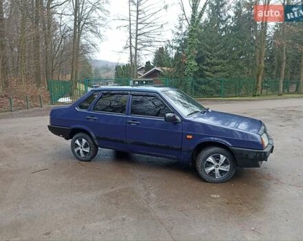 Синій ВАЗ 21099, об'ємом двигуна 1.5 л та пробігом 173 тис. км за 1350 $, фото 6 на Automoto.ua