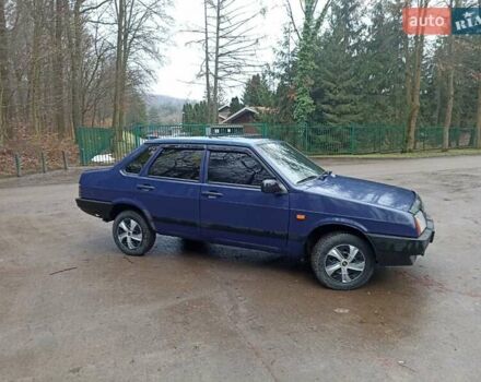 Синий ВАЗ 21099, объемом двигателя 1.5 л и пробегом 173 тыс. км за 1300 $, фото 3 на Automoto.ua