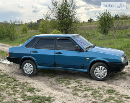 Синий ВАЗ 21099, объемом двигателя 1.5 л и пробегом 100 тыс. км за 1200 $, фото 3 на Automoto.ua