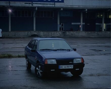 Синий ВАЗ 21099, объемом двигателя 1.5 л и пробегом 163 тыс. км за 1800 $, фото 3 на Automoto.ua