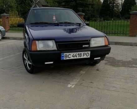 Синий ВАЗ 21099, объемом двигателя 1.5 л и пробегом 163 тыс. км за 1800 $, фото 1 на Automoto.ua