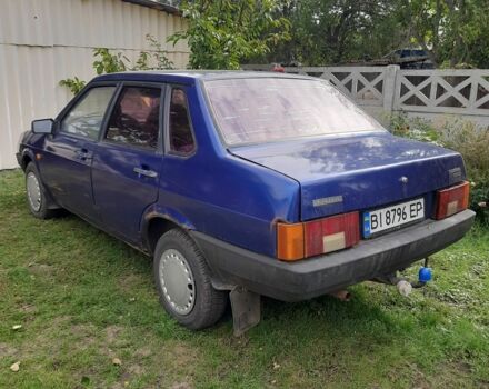 Синий ВАЗ 21099, объемом двигателя 1.5 л и пробегом 222 тыс. км за 900 $, фото 1 на Automoto.ua