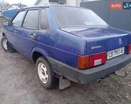Синий ВАЗ 21099, объемом двигателя 1.5 л и пробегом 200 тыс. км за 1100 $, фото 4 на Automoto.ua