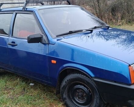 Синий ВАЗ 21099, объемом двигателя 1 л и пробегом 180 тыс. км за 1538 $, фото 1 на Automoto.ua