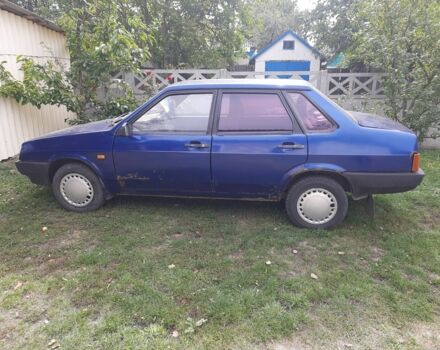 Синий ВАЗ 21099, объемом двигателя 1.5 л и пробегом 222 тыс. км за 900 $, фото 2 на Automoto.ua