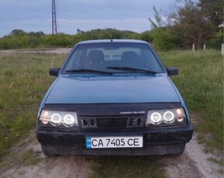 Синий ВАЗ 21099, объемом двигателя 1.5 л и пробегом 60 тыс. км за 1150 $, фото 3 на Automoto.ua