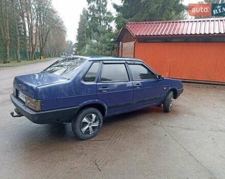 Синий ВАЗ 21099, объемом двигателя 1.5 л и пробегом 173 тыс. км за 1300 $, фото 12 на Automoto.ua