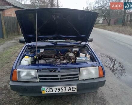 Синий ВАЗ 21099, объемом двигателя 1.5 л и пробегом 200 тыс. км за 1100 $, фото 1 на Automoto.ua