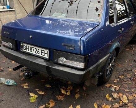 Синий ВАЗ 21099, объемом двигателя 1.6 л и пробегом 3 тыс. км за 1500 $, фото 4 на Automoto.ua