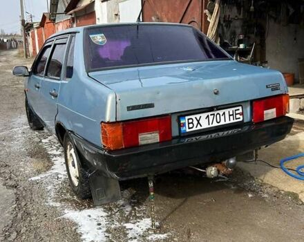 Синий ВАЗ 21099, объемом двигателя 1.5 л и пробегом 67 тыс. км за 1200 $, фото 1 на Automoto.ua