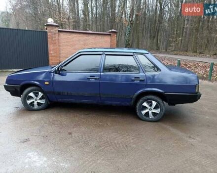 Синий ВАЗ 21099, объемом двигателя 1.5 л и пробегом 173 тыс. км за 1300 $, фото 13 на Automoto.ua