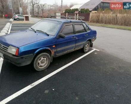 Синий ВАЗ 21099, объемом двигателя 1.5 л и пробегом 246 тыс. км за 894 $, фото 4 на Automoto.ua