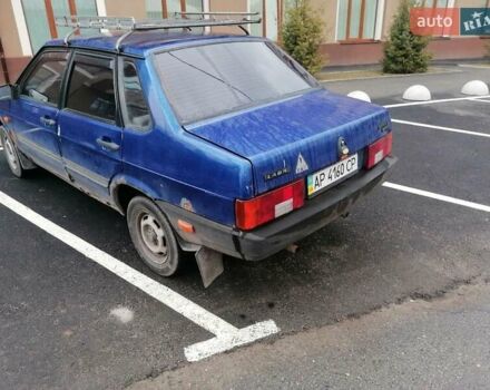 Синий ВАЗ 21099, объемом двигателя 1.5 л и пробегом 246 тыс. км за 894 $, фото 2 на Automoto.ua