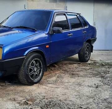 Синий ВАЗ 21099, объемом двигателя 1.5 л и пробегом 266 тыс. км за 1450 $, фото 22 на Automoto.ua