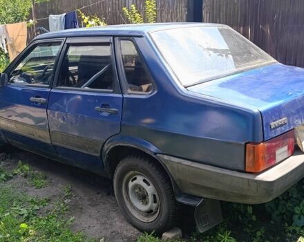 Синий ВАЗ 21099, объемом двигателя 1.5 л и пробегом 225 тыс. км за 1319 $, фото 1 на Automoto.ua