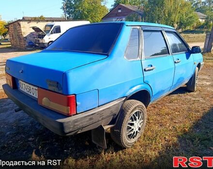 Синій ВАЗ 21099, об'ємом двигуна 1.5 л та пробігом 0 тис. км за 1000 $, фото 2 на Automoto.ua