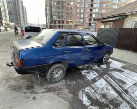 Синий ВАЗ 21099, объемом двигателя 1.5 л и пробегом 245 тыс. км за 1100 $, фото 5 на Automoto.ua