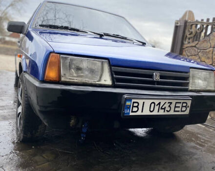 Синий ВАЗ 21099, объемом двигателя 1.5 л и пробегом 98 тыс. км за 2500 $, фото 1 на Automoto.ua