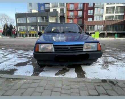 Синий ВАЗ 21099, объемом двигателя 1.5 л и пробегом 245 тыс. км за 1100 $, фото 1 на Automoto.ua