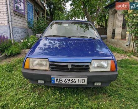 Синий ВАЗ 21099, объемом двигателя 1.5 л и пробегом 206 тыс. км за 1500 $, фото 1 на Automoto.ua