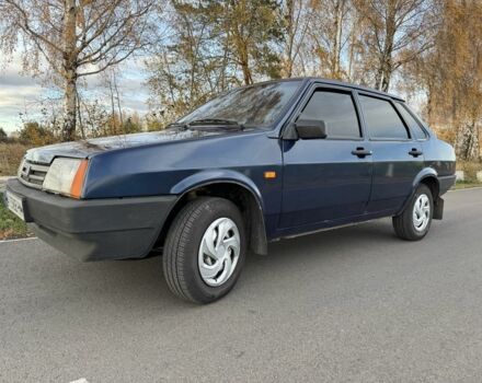 Синий ВАЗ 21099, объемом двигателя 1.5 л и пробегом 300 тыс. км за 1700 $, фото 1 на Automoto.ua