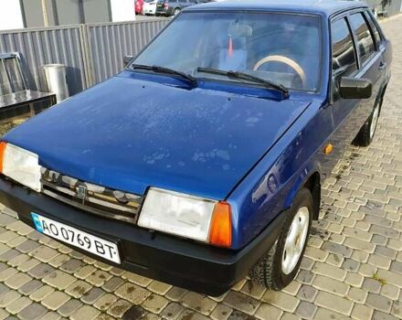 Синий ВАЗ 21099, объемом двигателя 1.5 л и пробегом 255 тыс. км за 1900 $, фото 2 на Automoto.ua