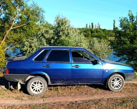 Синий ВАЗ 21099, объемом двигателя 1.5 л и пробегом 0 тыс. км за 1400 $, фото 3 на Automoto.ua