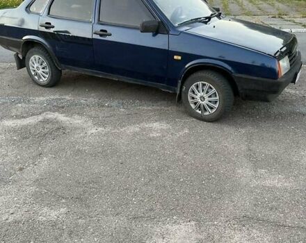 Синий ВАЗ 21099, объемом двигателя 1.5 л и пробегом 136 тыс. км за 1480 $, фото 5 на Automoto.ua