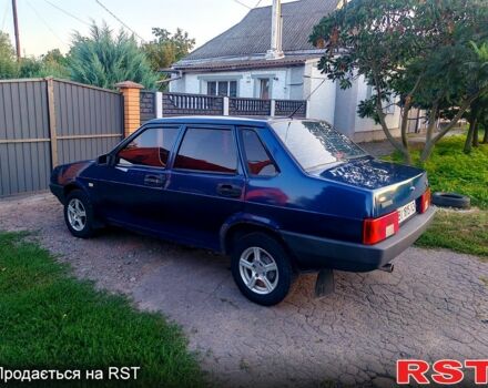 Синий ВАЗ 21099, объемом двигателя 1.5 л и пробегом 250 тыс. км за 1450 $, фото 2 на Automoto.ua
