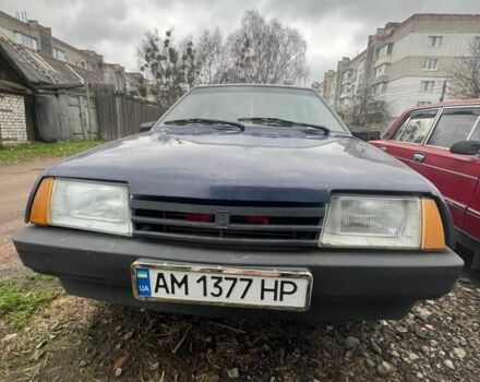 Синий ВАЗ 21099, объемом двигателя 1.5 л и пробегом 250 тыс. км за 1200 $, фото 1 на Automoto.ua