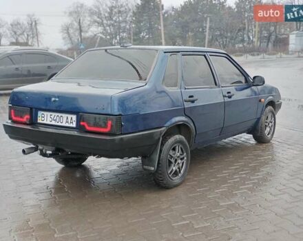 Синий ВАЗ 21099, объемом двигателя 1.5 л и пробегом 200 тыс. км за 1750 $, фото 12 на Automoto.ua
