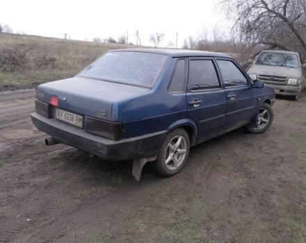 Синий ВАЗ 21099, объемом двигателя 1.5 л и пробегом 2 тыс. км за 1200 $, фото 2 на Automoto.ua