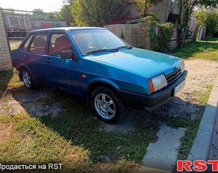 Синий ВАЗ 21099, объемом двигателя 1.5 л и пробегом 150 тыс. км за 1010 $, фото 1 на Automoto.ua
