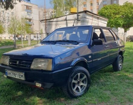 Синий ВАЗ 21099, объемом двигателя 1.5 л и пробегом 3 тыс. км за 1500 $, фото 5 на Automoto.ua
