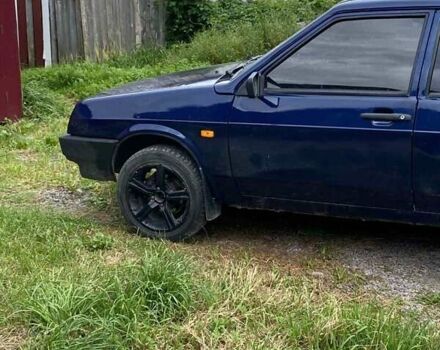 Синий ВАЗ 21099, объемом двигателя 1.5 л и пробегом 70 тыс. км за 1500 $, фото 2 на Automoto.ua