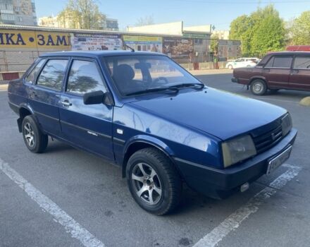 Синий ВАЗ 21099, объемом двигателя 1.5 л и пробегом 3 тыс. км за 1500 $, фото 2 на Automoto.ua
